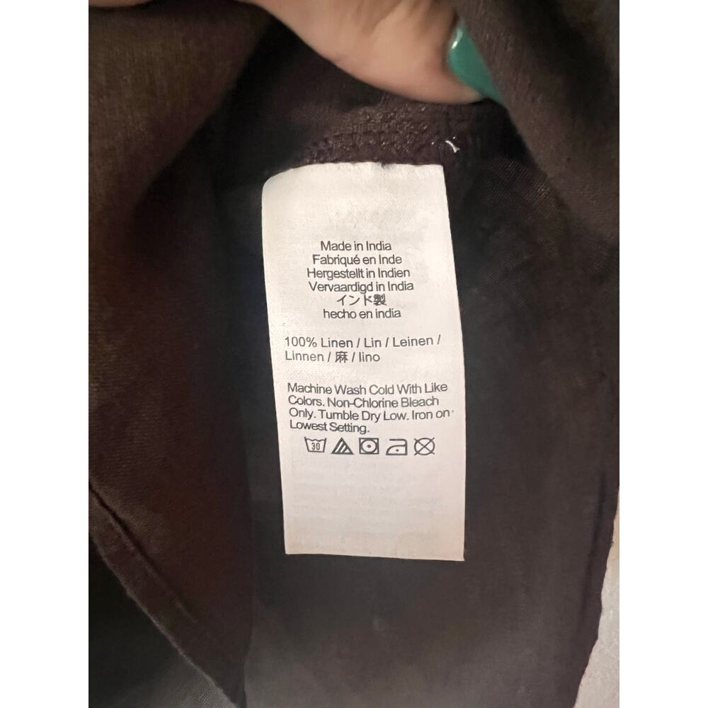 NWT J.Crew Linen New Capitaine Shirt Baird McNutt Irish Linen Oversized - Picture 4 of 4